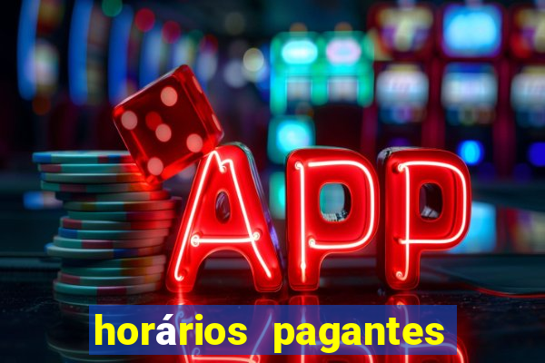 horários pagantes pg soft