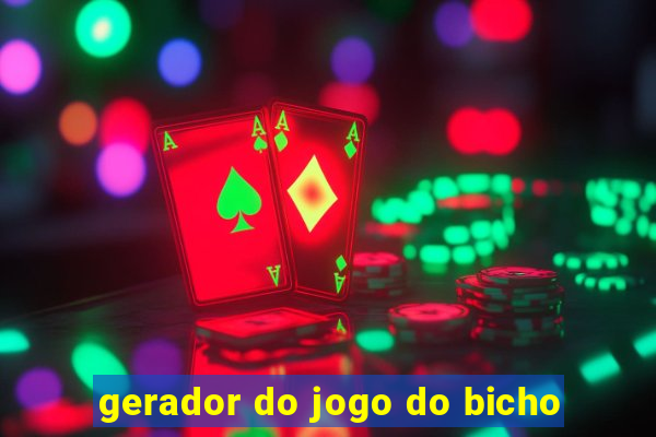 gerador do jogo do bicho