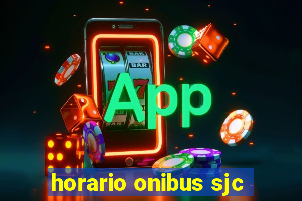 horario onibus sjc