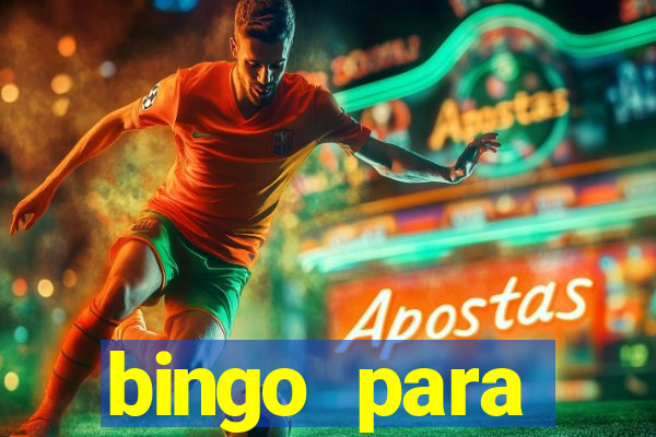 bingo para despedida de solteira para imprimir